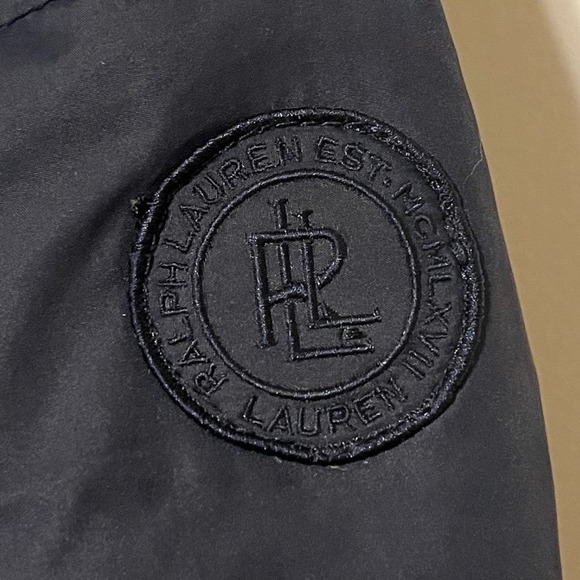 LRL Ralph Lauren Women's Down Coat Puffer Jacket Warm Hood Winter Parka Blue S - Picture 4 of 16